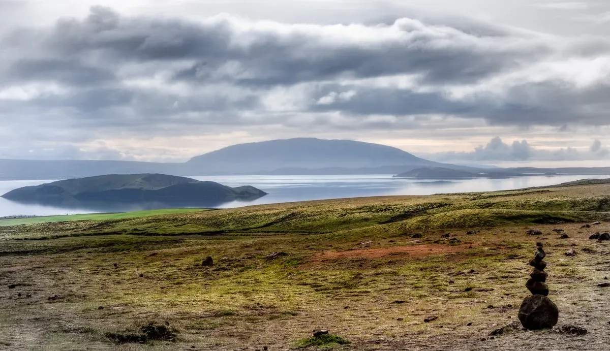 Þingvallavatn lake south of Thingvellir National Park, Iceland's best-known brown trout water for fishing tours in Iceland